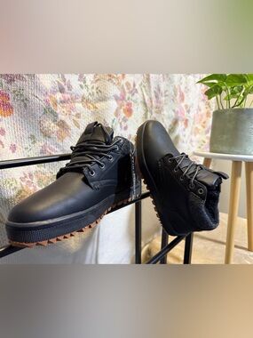 Men's Black Insulated Rain & Snow Boots
